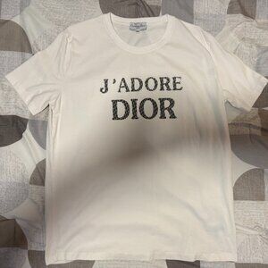 Christian Dior "J'Adore Dior" T-shirt EUR Size XXL Pre-owned.
